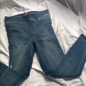Spanx denim leggings size medium